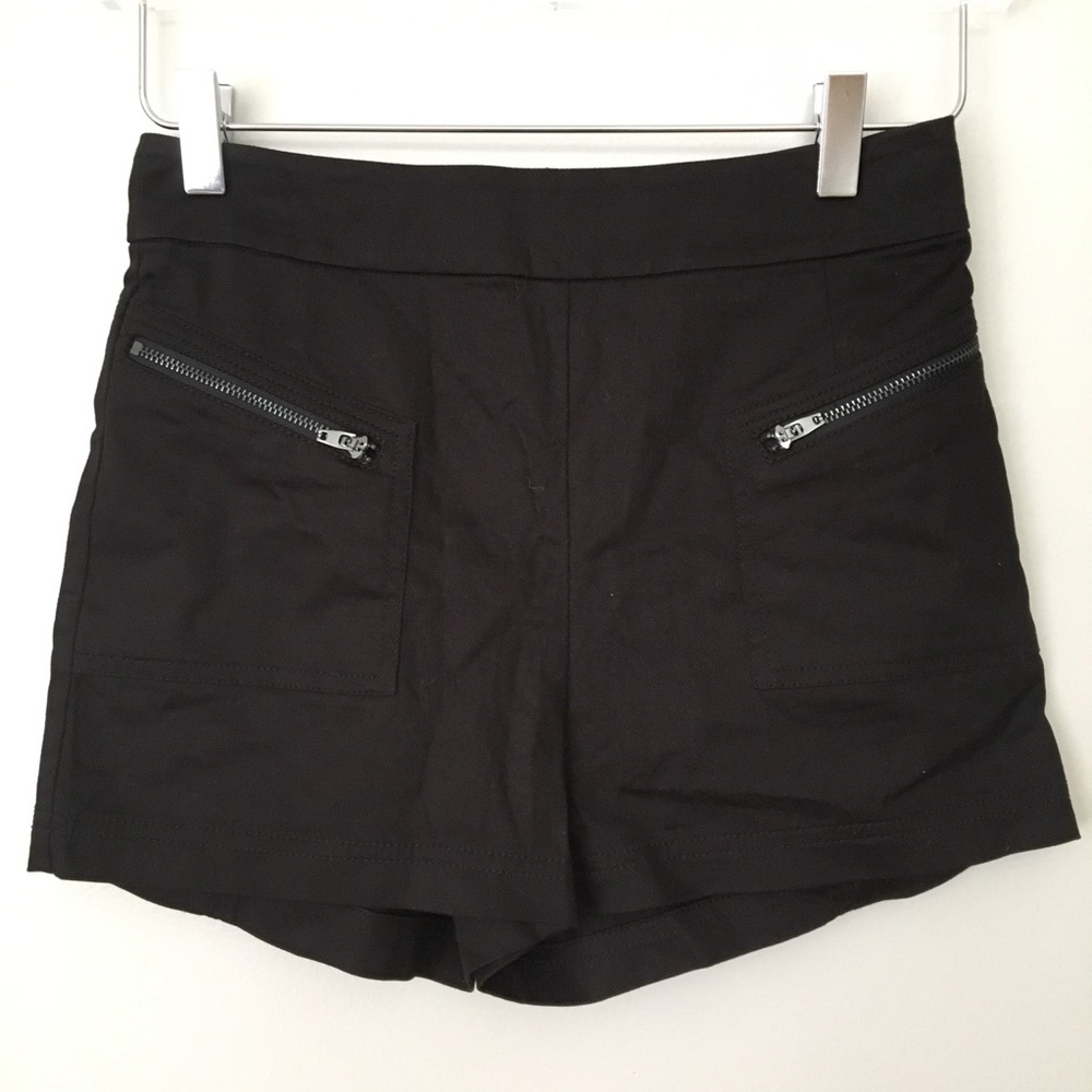 NWT Urban Ourfitters Black High-Waisted Shorts by Silence + Noise